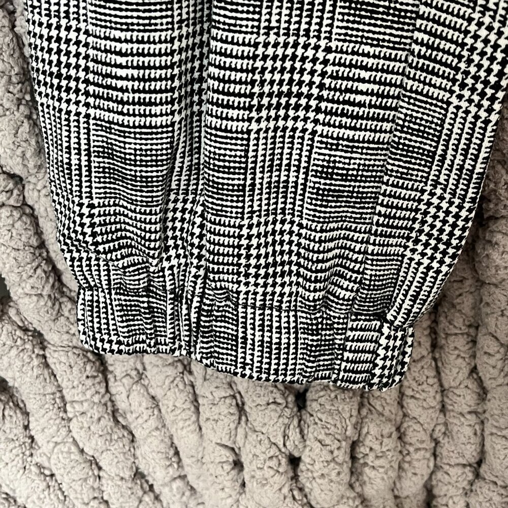 Jogger Style Dress Pants (2 pairs) Black/White Checked & Brown/Beige Tartan (M) - Picture 9 of 15